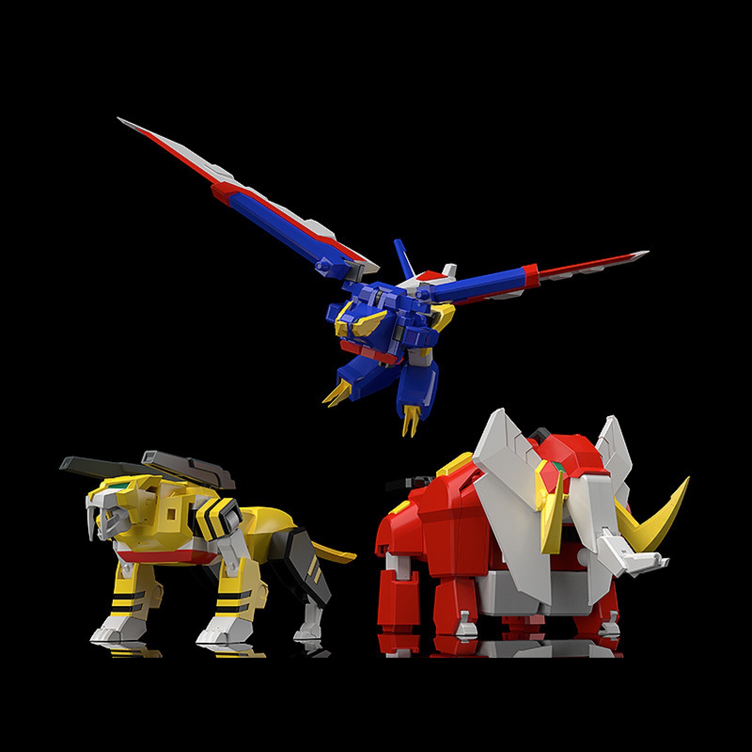 MODEROID Gambaruger 2nd re-run + Gekiryuger re-run + Revolger re-run (bundle)